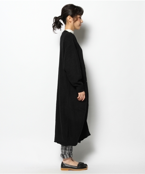 WHO'S WHO gallery（フーズフーギャラリー）の「【期間限定セール】【THE BIG SERIES】Long Gown（カーディガン/ボレロ・レディース・ホワイト/ネイビー/ブラック・FREE）」の5枚目の写真
