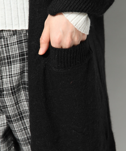 WHO'S WHO gallery（フーズフーギャラリー）の「【期間限定セール】【THE BIG SERIES】Long Gown（カーディガン/ボレロ・レディース・ホワイト/ネイビー/ブラック・FREE）」の9枚目の写真