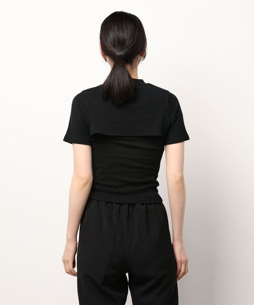 SPIRALGIRL（スパイラルガール）の「バストオープンリブトップス（Tシャツ/カットソー・レディース・ブラック/ベージュ/ブラウン・FREE）」の20枚目の写真