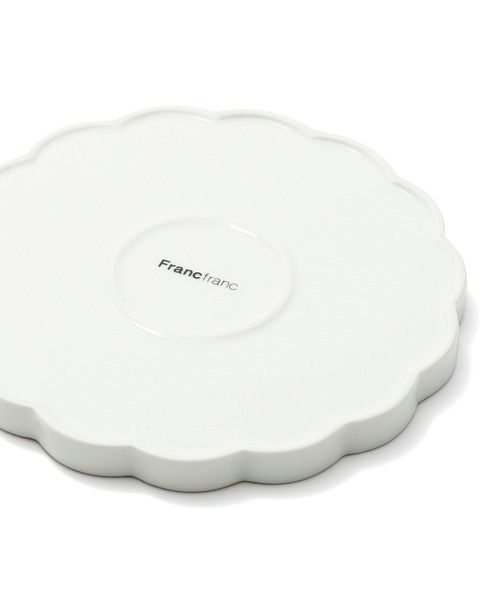 セール】パステルスカラップ プレート S ホワイト（食器）｜Francfranc