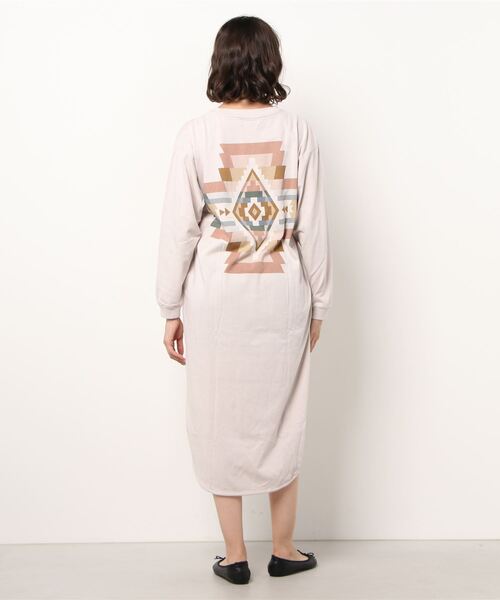 PENDLETON（ペンドルトン）の「【 PENDLETON / ペンドルトン 】 バックプリントワンピース ハーディング 147551 MNY（ワンピース・レディース・ブラック/ネイビー/オフホワイト・FREE）」の6枚目の写真