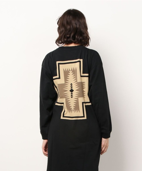 PENDLETON（ペンドルトン）の「【 PENDLETON / ペンドルトン 】 バックプリントワンピース ハーディング 147551 MNY（ワンピース・レディース・ブラック/ネイビー/オフホワイト・FREE）」の15枚目の写真