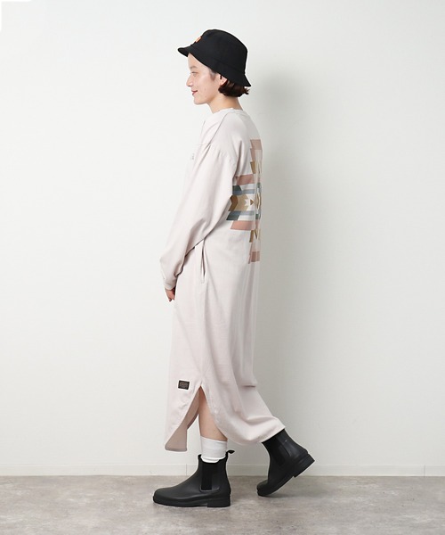 PENDLETON（ペンドルトン）の「【 PENDLETON / ペンドルトン 】 バックプリントワンピース ハーディング 147551 MNY（ワンピース・レディース・ブラック/ネイビー/オフホワイト・FREE）」の17枚目の写真