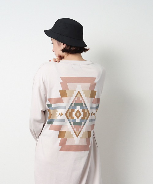 PENDLETON（ペンドルトン）の「【 PENDLETON / ペンドルトン 】 バックプリントワンピース ハーディング 147551 MNY（ワンピース・レディース・ブラック/ネイビー/オフホワイト・FREE）」の18枚目の写真
