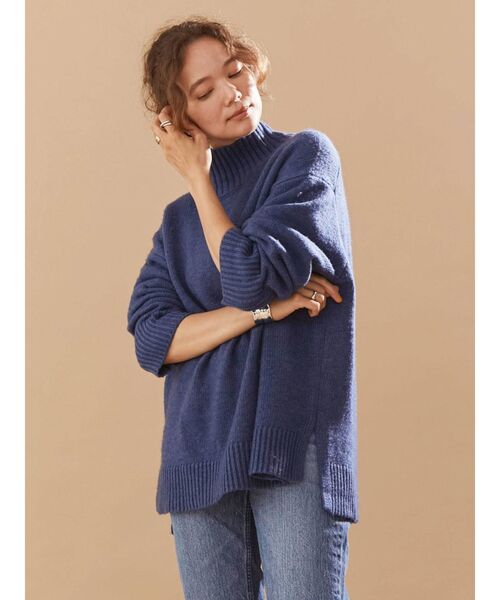 Ungrid（アングリッド）の「ハイネックワイドボリュームニット（ニット/セーター・レディース・アイボリー/グリーン/ブルー/ブラウン・FREE）」の14枚目の写真