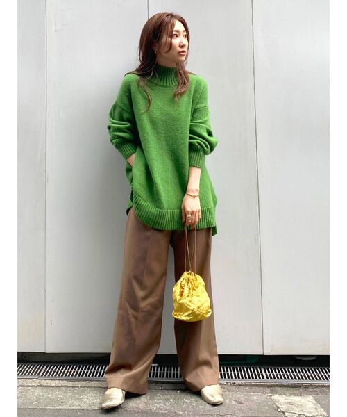 Ungrid（アングリッド）の「ハイネックワイドボリュームニット（ニット/セーター・レディース・アイボリー/グリーン/ブルー/ブラウン・FREE）」の18枚目の写真