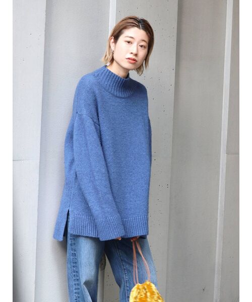 Ungrid（アングリッド）の「ハイネックワイドボリュームニット（ニット/セーター・レディース・アイボリー/グリーン/ブルー/ブラウン・FREE）」の19枚目の写真