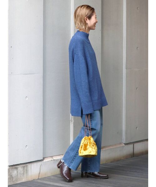 Ungrid（アングリッド）の「ハイネックワイドボリュームニット（ニット/セーター・レディース・アイボリー/グリーン/ブルー/ブラウン・FREE）」の20枚目の写真