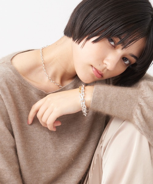 collex（コレックス）の「【Lemme./レム】thin chain bracelet シルバー（ブレスレット・レディース・シルバー・フリー）」の4枚目の写真