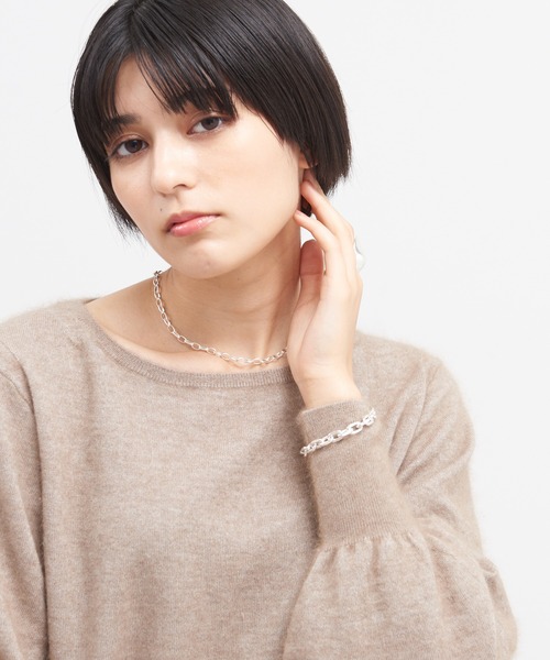 collex（コレックス）の「【Lemme./レム】thin chain bracelet シルバー（ブレスレット・レディース・シルバー・フリー）」の2枚目の写真