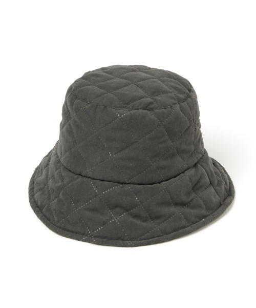 Me%（ミィパーセント）の「キルティングバケットハット（ハット・レディース・ホワイト/ブラック・FREE）」の10枚目の写真