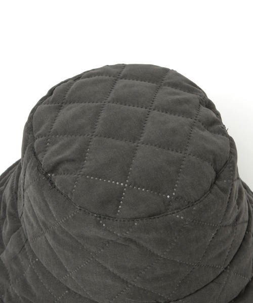 Me%（ミィパーセント）の「キルティングバケットハット（ハット・レディース・ホワイト/ブラック・FREE）」の13枚目の写真