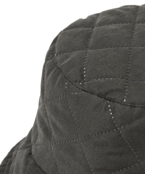 Me%（ミィパーセント）の「キルティングバケットハット（ハット・レディース・ホワイト/ブラック・FREE）」の14枚目の写真