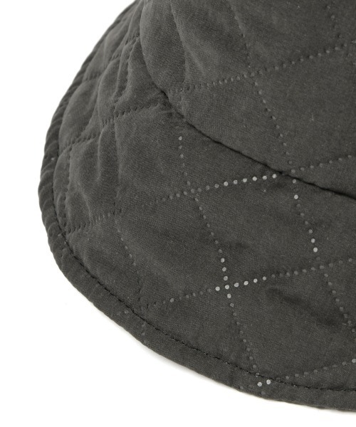 Me%（ミィパーセント）の「キルティングバケットハット（ハット・レディース・ホワイト/ブラック・FREE）」の15枚目の写真