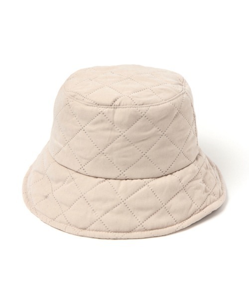 Me%（ミィパーセント）の「キルティングバケットハット（ハット・レディース・ホワイト/ブラック・FREE）」の20枚目の写真