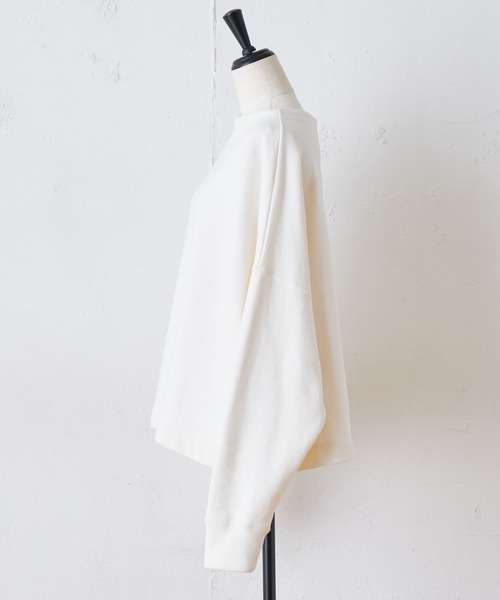 BEARDSLEY(ビアズリー)の「寒い時期しっかりしたアウターの時に洗えるから合わせて人気 製品染ヴィンテージ裏毛プルオーバー(Tシャツ/カットソー・レディース・アイボリー/キャメル/オレンジ・FREE)」の12枚目の写真