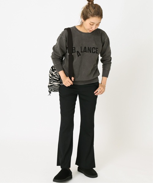 MIXTA（ミクスタ）の「《別注》【Mixta/ミクスタ】BALANCE CREW SWEATSHIRTS：スウェット◆（スウェット・レディース・ブラック/ナチュラル・SMALL）」の21枚目の写真