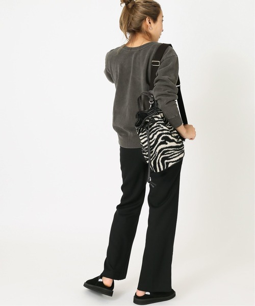 MIXTA（ミクスタ）の「《別注》【Mixta/ミクスタ】BALANCE CREW SWEATSHIRTS：スウェット◆（スウェット・レディース・ブラック/ナチュラル・SMALL）」の13枚目の写真