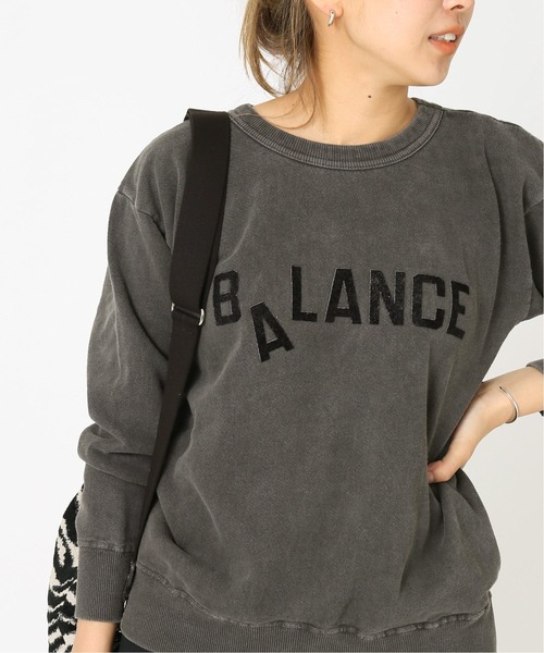 MIXTA（ミクスタ）の「《別注》【Mixta/ミクスタ】BALANCE CREW SWEATSHIRTS：スウェット◆（スウェット・レディース・ブラック/ナチュラル・SMALL）」の3枚目の写真