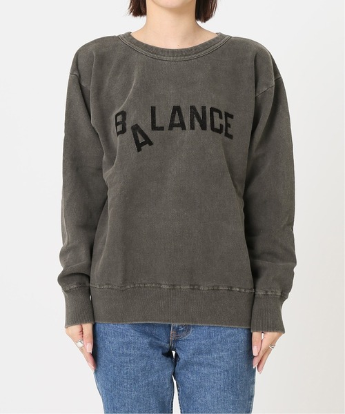 MIXTA（ミクスタ）の「《別注》【Mixta/ミクスタ】BALANCE CREW SWEATSHIRTS：スウェット◆（スウェット・レディース・ブラック/ナチュラル・SMALL）」の9枚目の写真