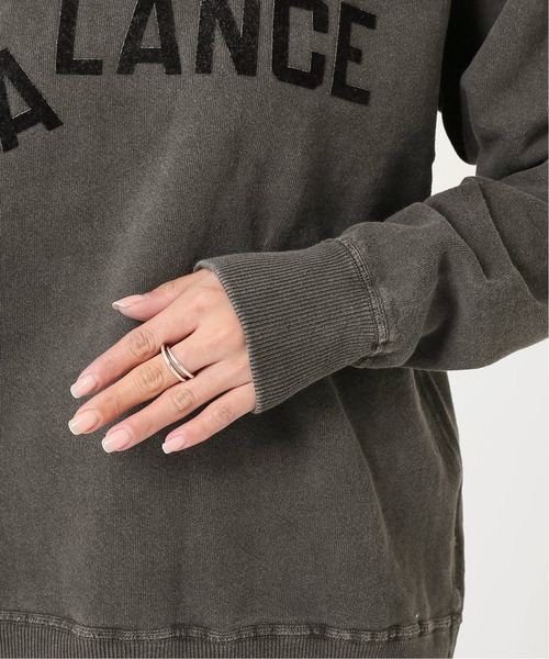 MIXTA（ミクスタ）の「《別注》【Mixta/ミクスタ】BALANCE CREW SWEATSHIRTS：スウェット◆（スウェット・レディース・ブラック/ナチュラル・SMALL）」の17枚目の写真