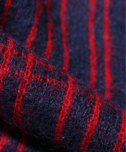 CAL O LINE（キャルオーライン）の「CAL O LINE/キャルオーライン JACQUARD MOHAIR CARDIGAN カーディガン（カーディガン/ボレロ・メンズ・ネイビー/レッド・M/XL/L）」の11枚目の写真