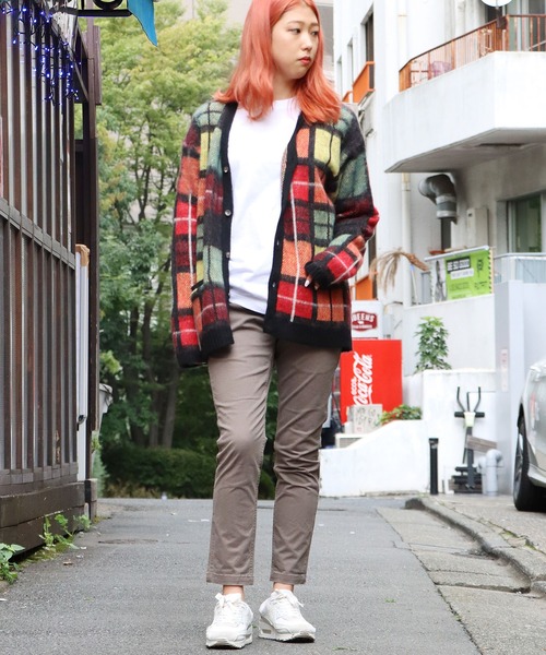 CAL O LINE（キャルオーライン）の「CAL O LINE/キャルオーライン JACQUARD MOHAIR CARDIGAN カーディガン（カーディガン/ボレロ・メンズ・ネイビー/レッド・M/XL/L）」の16枚目の写真