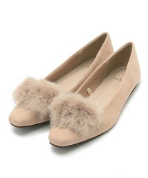 index（インデックス）の「◆ファーフラットパンプス（パンプス・レディース）」