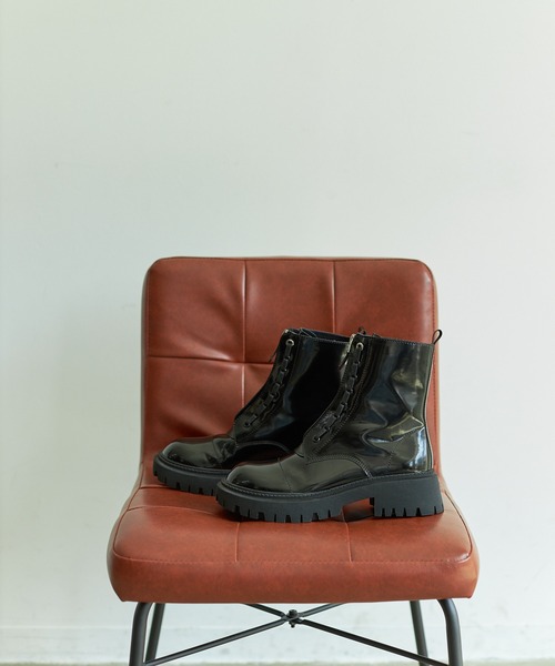 VACANCY（ヴァカンシー）の「front zip ankle boots（ブーツ・レディース・ブラック・MEDIUM/X-LARGE/SMALL/LARGE）」の19枚目の写真