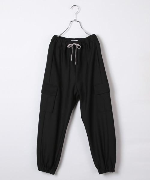 GLOBAL WORK（グローバルワーク）の「【AND YUA ANY】ストレッチジョグパンツ/215020（その他パンツ・キッズ・カーキ/ブラック・160cm/150cm）」の8枚目の写真