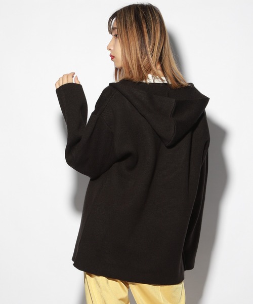 PBLIM（ページボーイリム）の「【PAGEBOYLIM】メキシカンパーカー（ニット/セーター・レディース・ブラック/パープル/レッド・MEDIUM/LARGE）」の8枚目の写真