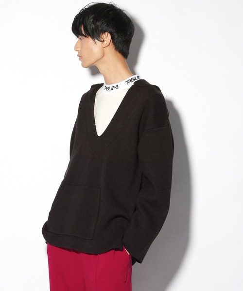 PBLIM（ページボーイリム）の「【PAGEBOYLIM】メキシカンパーカー（ニット/セーター・レディース・ブラック/パープル/レッド・MEDIUM/LARGE）」の10枚目の写真