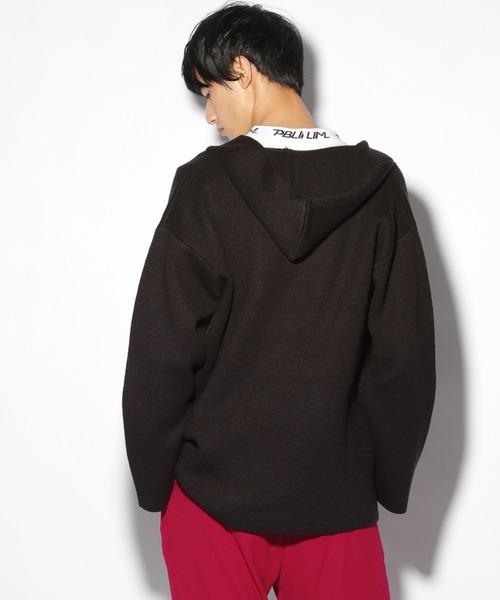 PBLIM（ページボーイリム）の「【PAGEBOYLIM】メキシカンパーカー（ニット/セーター・レディース・ブラック/パープル/レッド・MEDIUM/LARGE）」の11枚目の写真