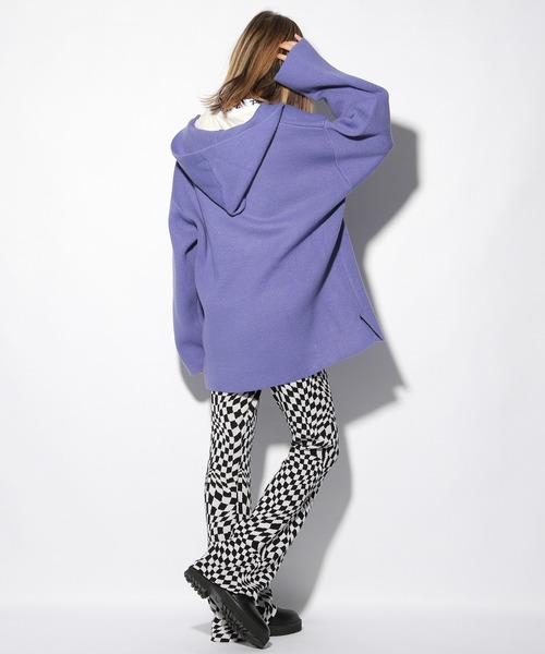 PBLIM（ページボーイリム）の「【PAGEBOYLIM】メキシカンパーカー（ニット/セーター・レディース・ブラック/パープル/レッド・MEDIUM/LARGE）」の20枚目の写真