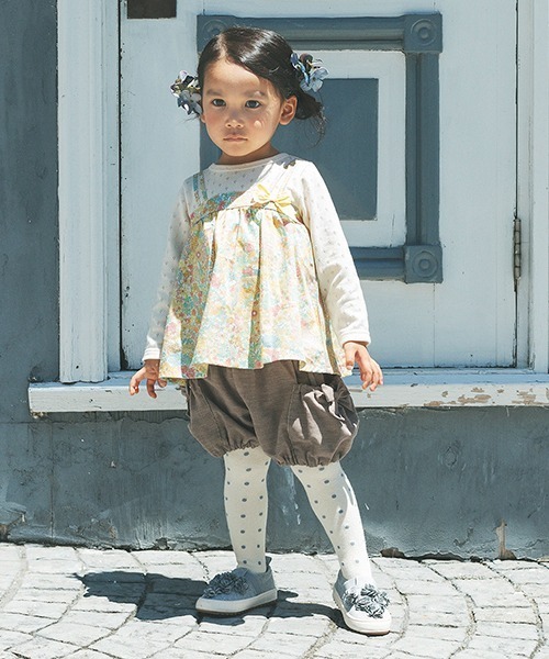 sense of wonder(センスオブワンダー)の「シャツコールバルーンパンツ 【日本製】(その他パンツ・キッズ・ピンク/ブラウン・80cm/90cm/100cm/110cm/120cm)」の14枚目の写真