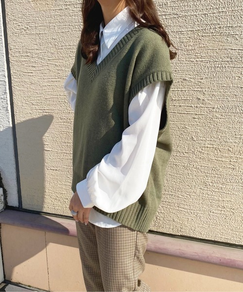 apres jour(アプレジュール)の「アソートクロスシャツ【ZOZOTOWN限定アイテム】(シャツ/ブラウス・レディース・アイボリー/ライトベージュ/オフホワイト/ベージュ・X-LARGE/フリー)」の8枚目の写真