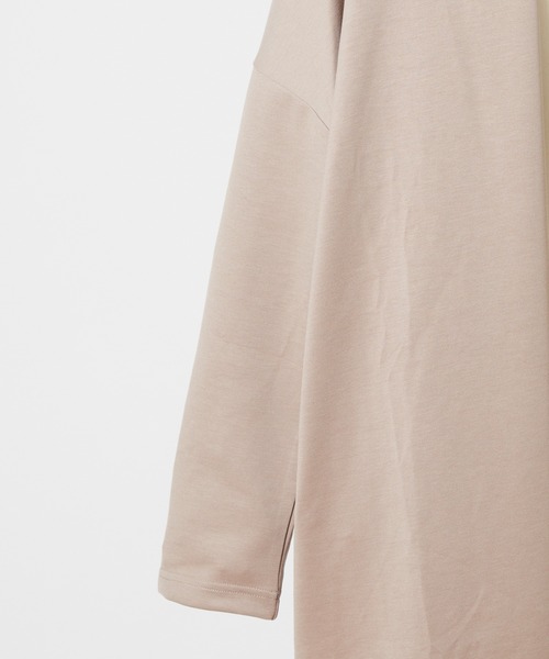 Rewde(ルゥデ)の「ハンサムスエットトッパーカーディガン(1R15-113833)(Tシャツ/カットソー・レディース・グレー/モカ/チャコールグレー・M)」の13枚目の写真