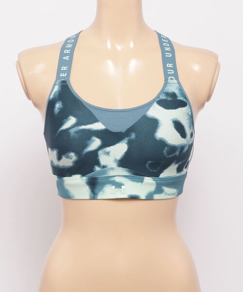 UNDER ARMOUR(アンダーアーマー)の「UAインフィニティ ハイ ブラ プリント(トレーニング/WOMENS/レディース)(ブラジャー・レディース・インディゴブルー・L/S/M/XL)」の1枚目の写真
