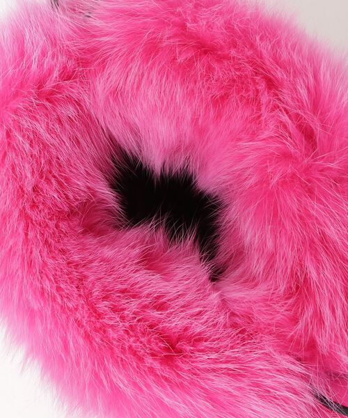 LUDLOW（ラドロー）の「＜LUDLOW（ラドロー）＞FUR ショルダーバッグ（ショルダーバッグ・レディース・イエロー/ピンク・FREE）」の6枚目の写真