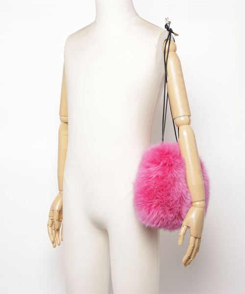 LUDLOW（ラドロー）の「＜LUDLOW（ラドロー）＞FUR ショルダーバッグ（ショルダーバッグ・レディース・イエロー/ピンク・FREE）」の13枚目の写真