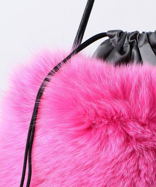 LUDLOW（ラドロー）の「＜LUDLOW（ラドロー）＞FUR ショルダーバッグ（ショルダーバッグ・レディース・イエロー/ピンク・FREE）」の10枚目の写真