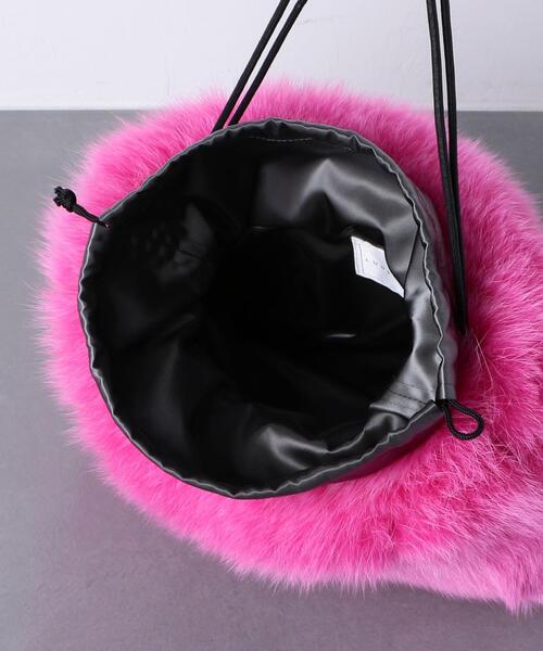 LUDLOW（ラドロー）の「＜LUDLOW（ラドロー）＞FUR ショルダーバッグ（ショルダーバッグ・レディース・イエロー/ピンク・FREE）」の5枚目の写真