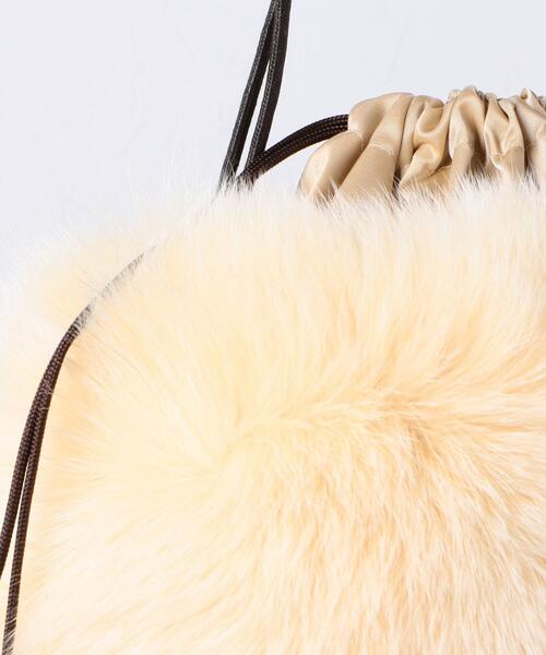 LUDLOW（ラドロー）の「＜LUDLOW（ラドロー）＞FUR ショルダーバッグ（ショルダーバッグ・レディース・イエロー/ピンク・FREE）」の4枚目の写真