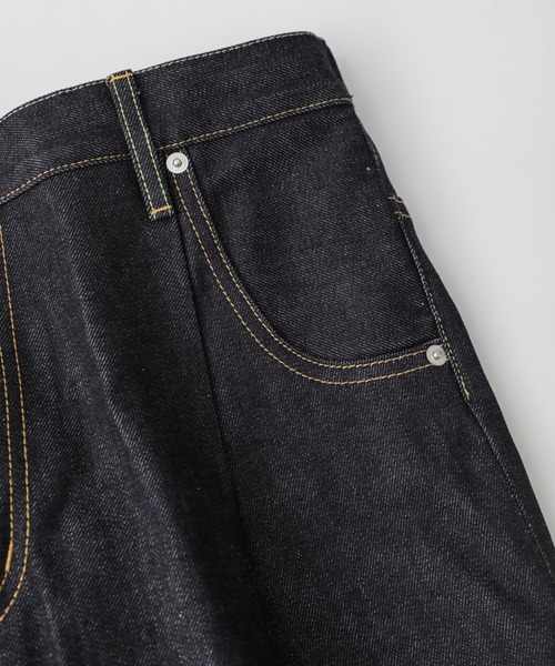 NEONSIGN(ネオンサイン)の「WIDE DENIM SLACKS RIGID(デニムパンツ・メンズ・インディゴブルー・42/44/46)」の9枚目の写真