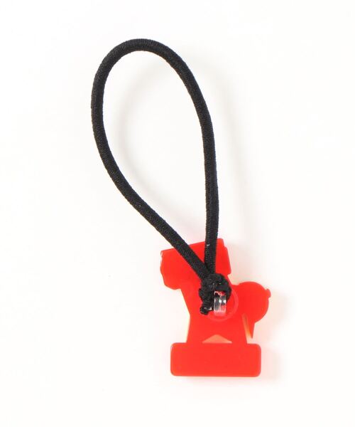 X-girl Stages（エックスガールステージス）の「ラジカセキラッキーヘアポニー（ヘアゴム・キッズ・ブラック・FREE）」の2枚目の写真