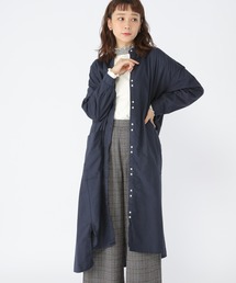 studio CLIP | 製品染めオックスシャツワンピース(ワンピース)