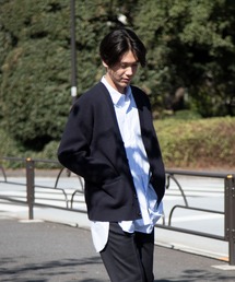 ESTNATION / ラムウールニットカーディガン