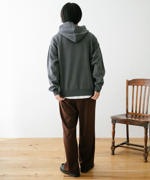 URBAN RESEARCH（アーバンリサーチ）の「ミラノリブ 高機能ニットパーカー（ニット/セーター・メンズ・ブラック/ベージュ/グレー・MEDIUM/LARGE）」の7枚目の写真