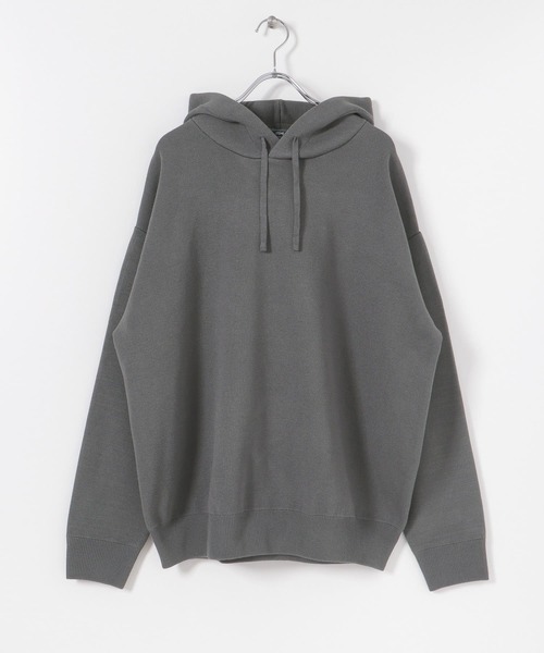 URBAN RESEARCH（アーバンリサーチ）の「ミラノリブ 高機能ニットパーカー（ニット/セーター・メンズ・ブラック/ベージュ/グレー・MEDIUM/LARGE）」の17枚目の写真