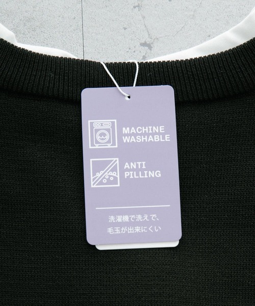 URBAN RESEARCH（アーバンリサーチ）の「ミラノリブ 高機能ニットパーカー（ニット/セーター・メンズ・ブラック/ベージュ/グレー・MEDIUM/LARGE）」の21枚目の写真